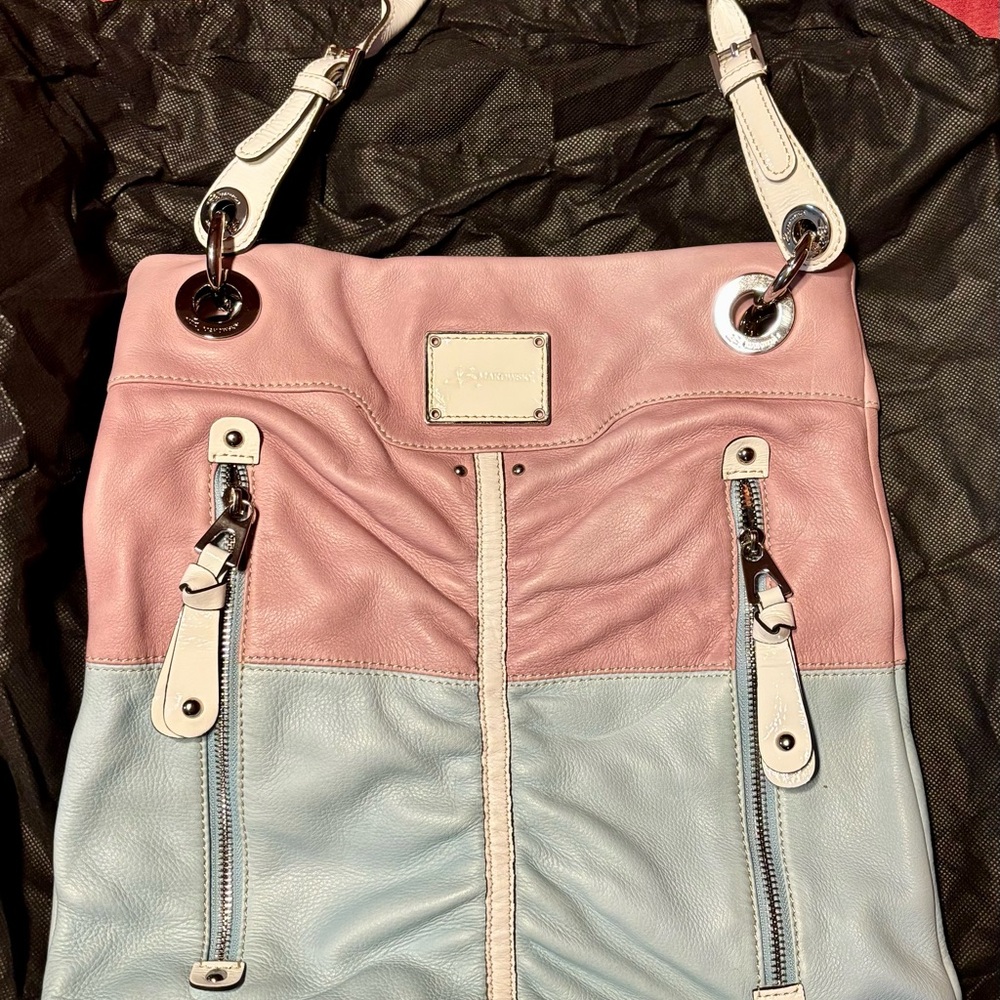 Makowski Pink and Blue Women's Bag worn once! Comes with dust bag.